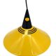 Vintage yellow and black lacquered metal pendant light
