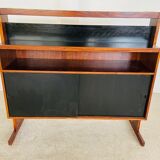 Mid-century rosewood bar and stools by Niels Erik Glasdam Jensen 1960s