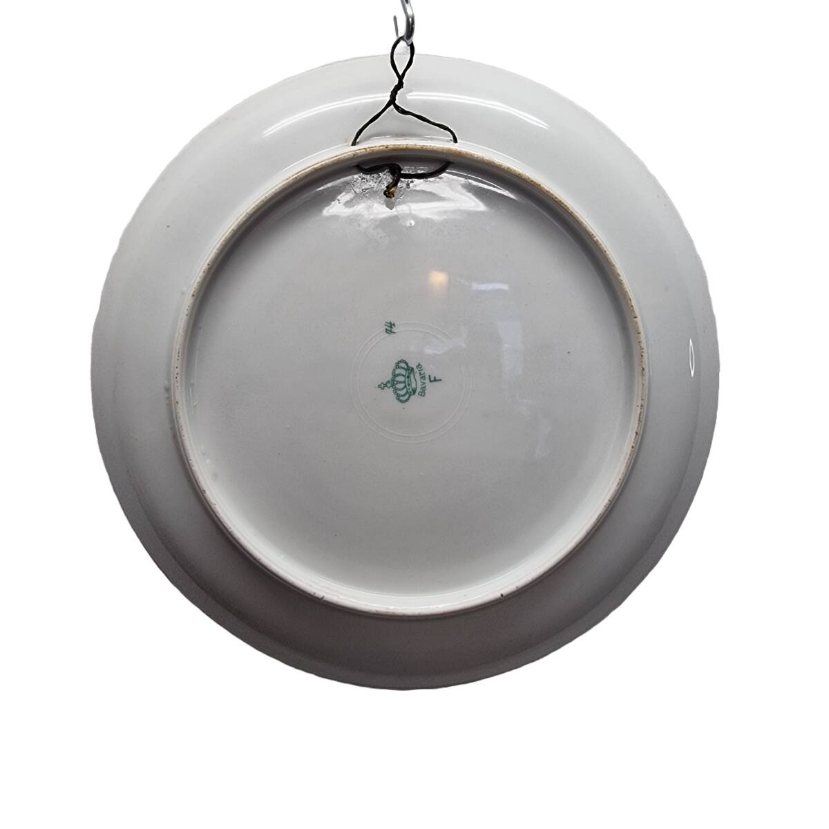 Vintage wall plate with herons