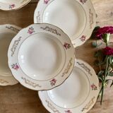 Set of 6 vintage soup plates model Marie-Laure de Gien