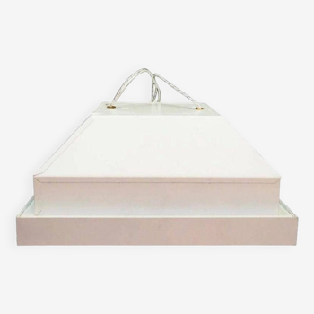 White pendant lamp, Danish design, 1970s, manufacturer: Louis Poulsen