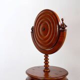 Mahogany Psyche barber mirror - Turned Wood 19th century