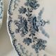 Two ironstone plates Saint-Amand Regency model