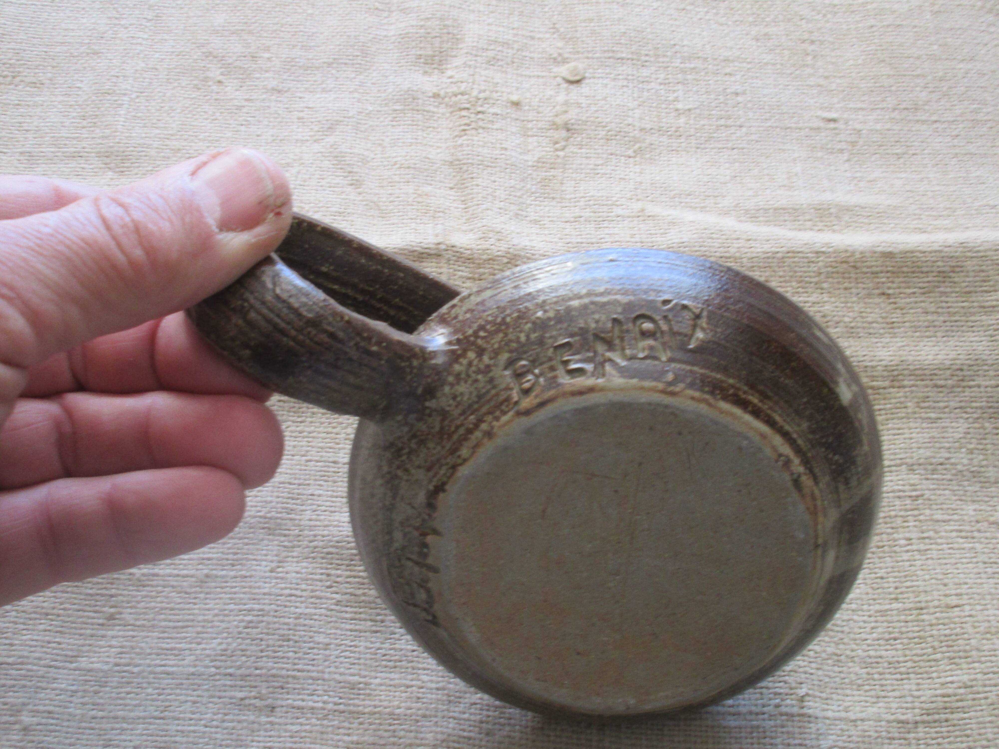 Candlestick in gres says cave rat sign jmv benaix