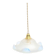 Lampe baladeuse Art déco en verre iridescent