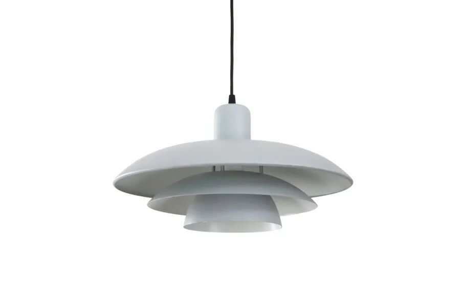 Vintage grey Danish design pendant hanging lamp