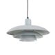 Vintage grey Danish design pendant hanging lamp