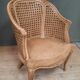 Louis XV style canned armchair