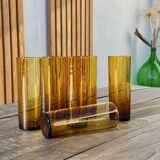 6 Verres ambrés