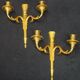 Paire d'appliques murales Empire