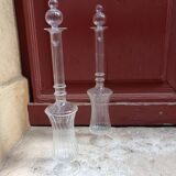 Pair of carafes with pipettes / Decorative carafes / Perfume bottles