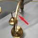 CVL (Val de Loire Creations) ~ Chandelier ~ Chatelet Collection - 5 lights ~ Burnished brass - 21st century