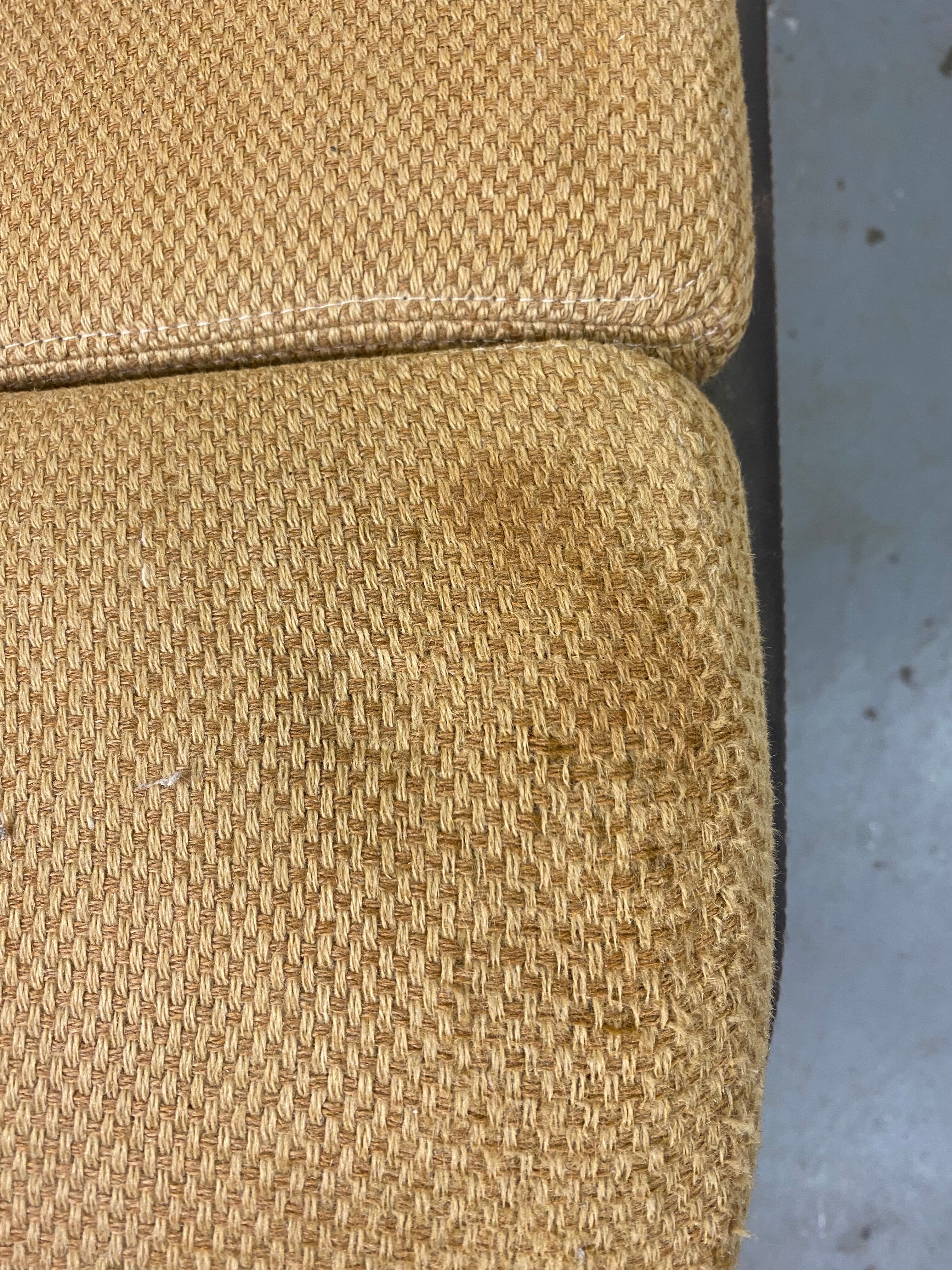Vintage Office Chair in Leatherette and Fabric