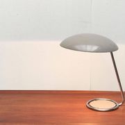 Mid-Century German table lamp model 6761 in metal by Christian Dell for Kaiser Leuchten, 1960s.