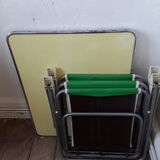 Vintage 1960s camping table and chairs