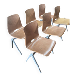 Set of 6 original vintage Pagwood/Pagholz chairs in excellent condition.
