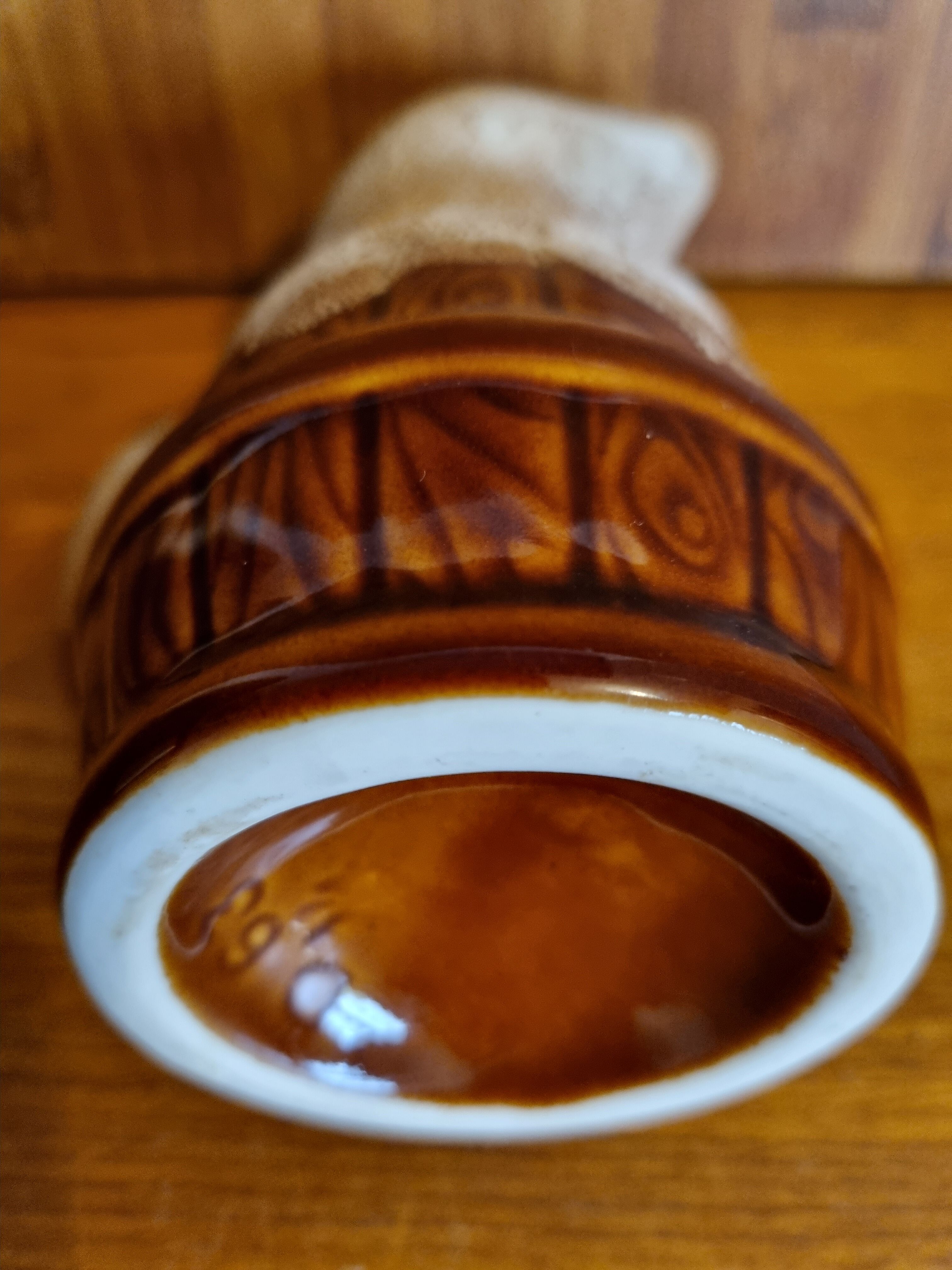 Pitcher vintage revol shape barrel beige 25 cl