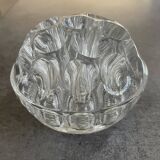 Ancien pique-fleurs en verre moulé 19 trous
