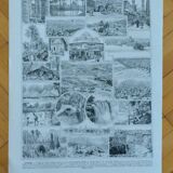 Old geographical map of Africa