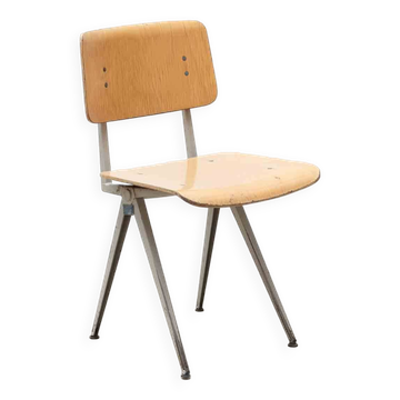 Marko S101 vintage chair in beech and grey