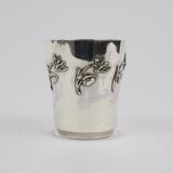 Timpani With Cyclamen Decor In Sterling Silver
