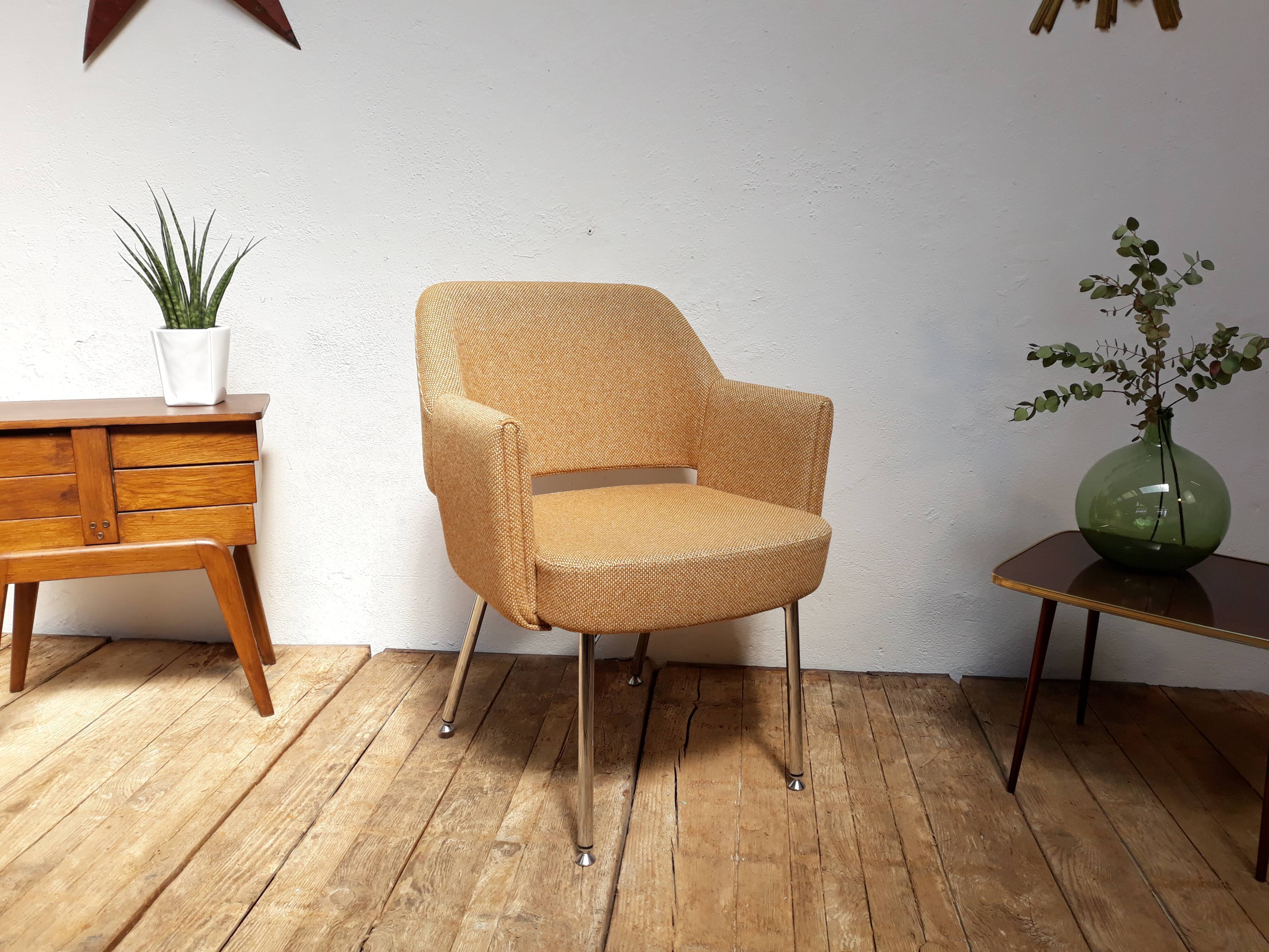 Vintage armchair design Pierre Gautier Delaye "Deauville"