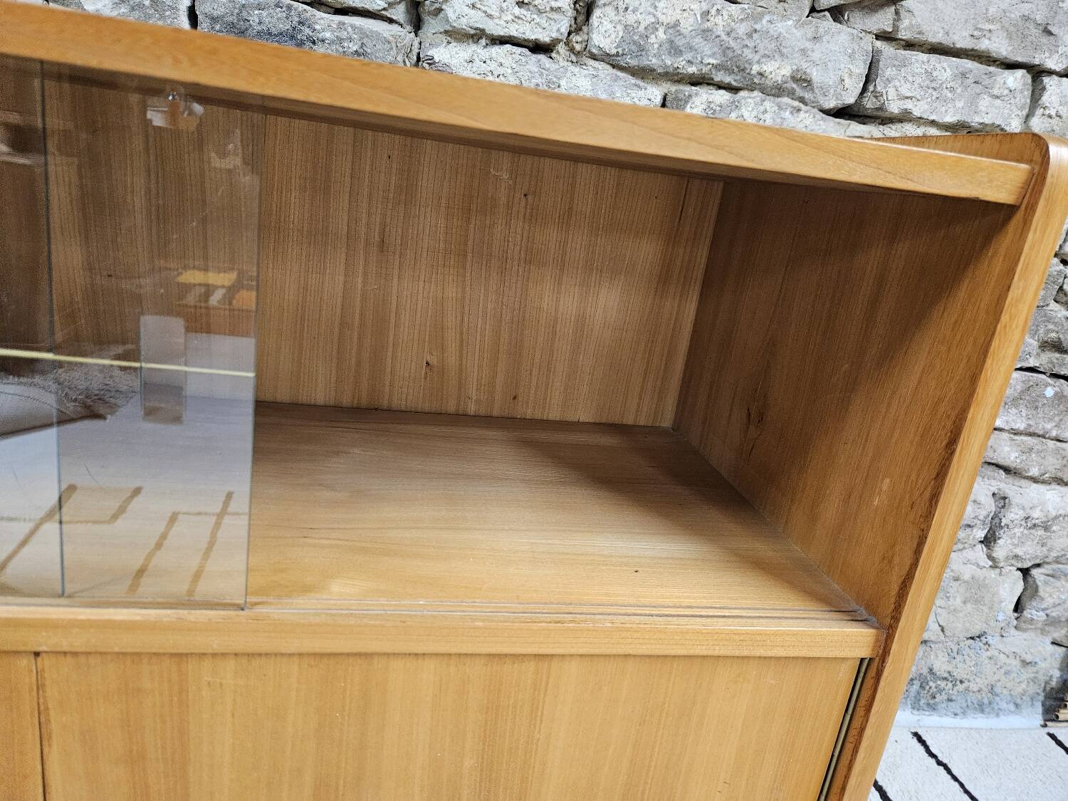 Small vintage display cabinet from the 1970s