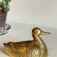 Canard en laiton vintage