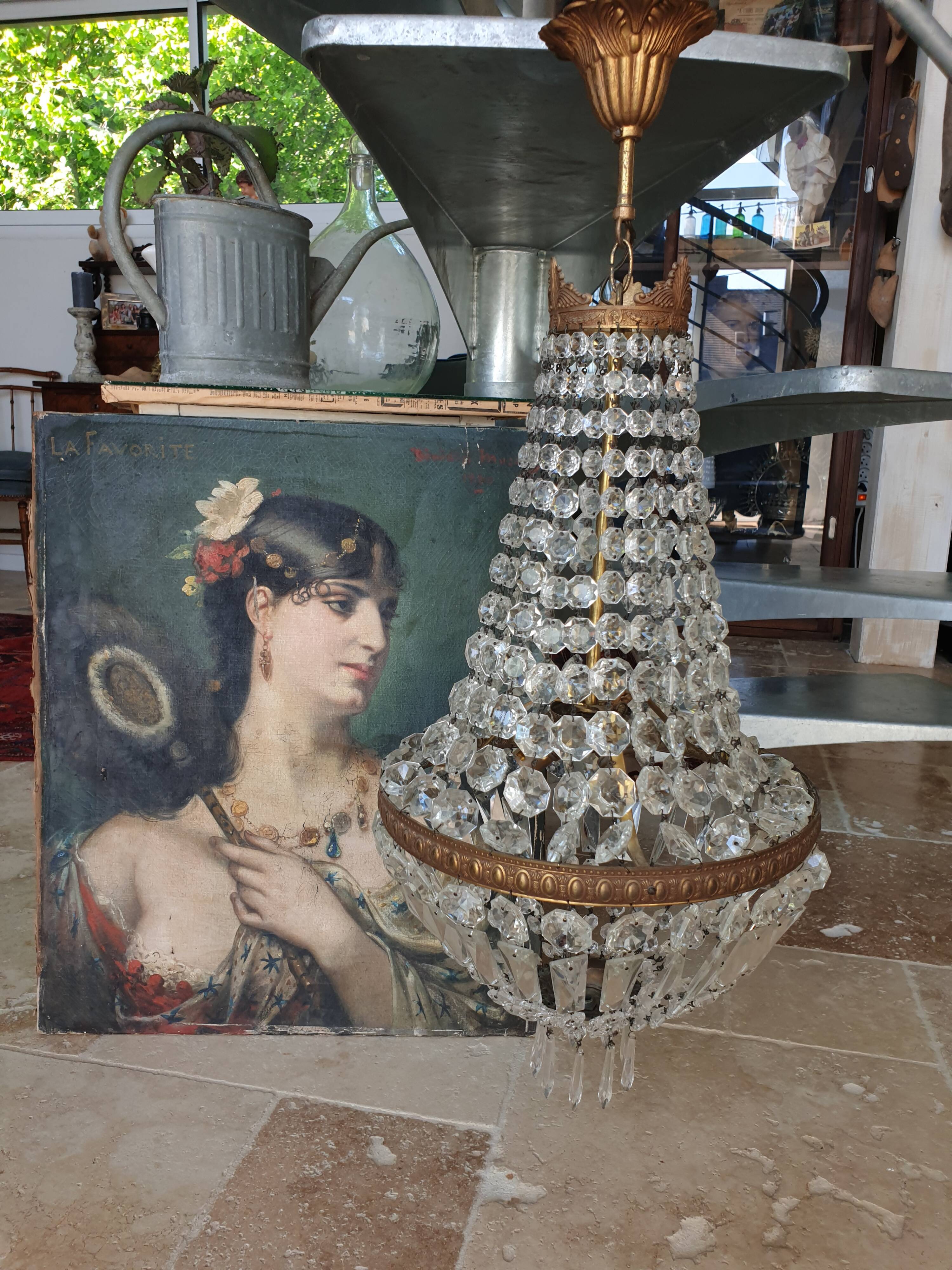 Hot air balloon chandelier