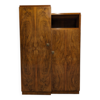 Art Deco burr walnut wardrobe circa 1930
