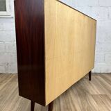 Vintage Scandinavian rosewood bookcase by Brouer, 1960s