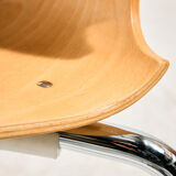 Stackable beech chair