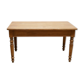 Vintage wooden farmhouse dining table