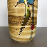 Pottery fat lava multicolor 546-40 vase made by Scheurich, 1960s