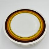 Set of dessert plates moulin des loups