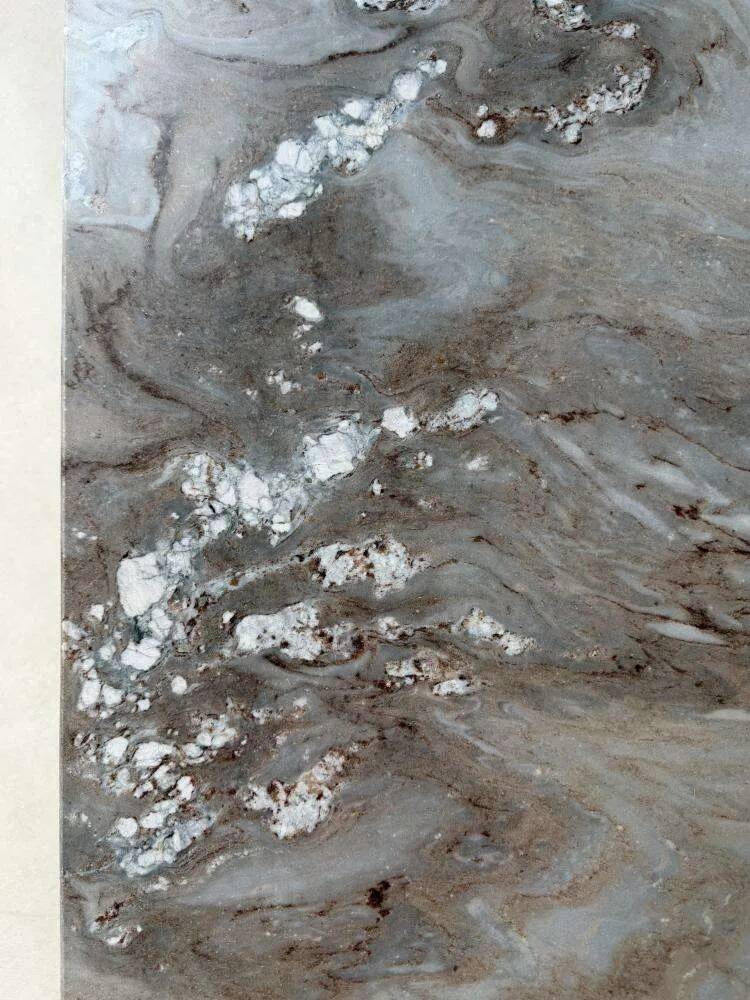 Mid-century coffee table natural stone chrome 1960s Netherlands