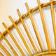 Vintage sun mirror in rattan – 60s/70s