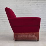 1970s, Danish armchair by Ryesberg Møbler, original condition, velour fabric.