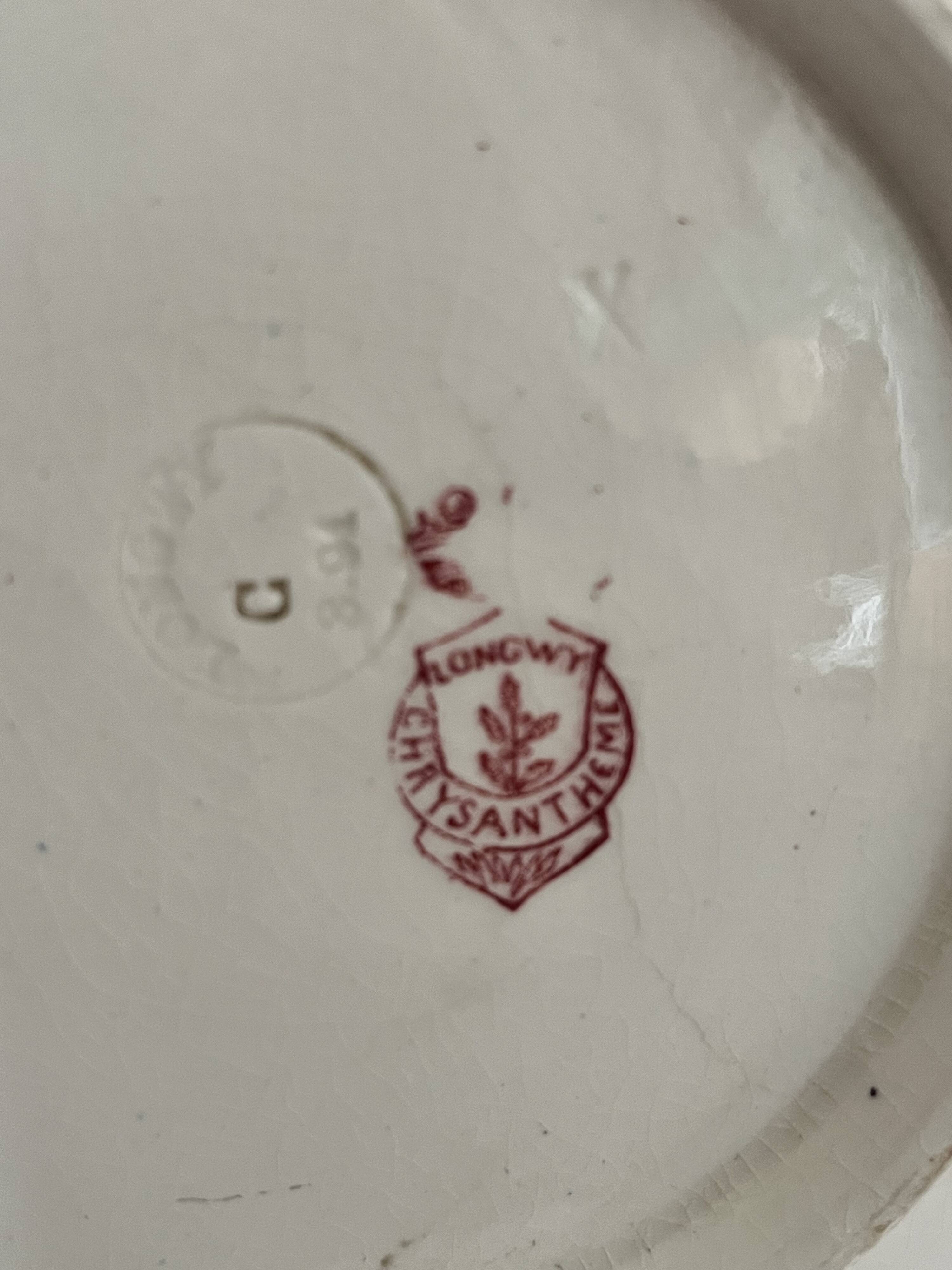 Pitcher, old chrysanthemum jug, Longwy