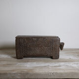 Old wooden spice box