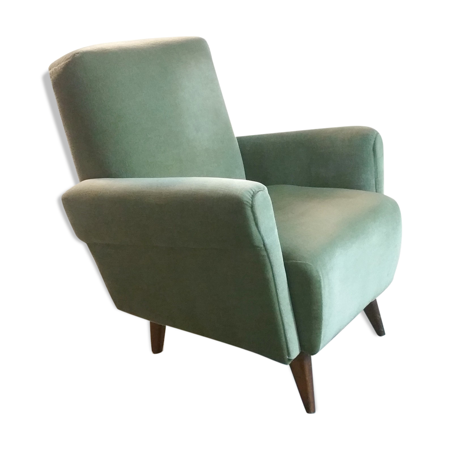 Club 50 60 year already restored Chair green water