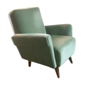 Club 50 60 year already restored Chair green water
