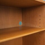 Ash bookcase, Danish design, 1970s, designer: Børge Mogensen, manufacturer: Søborg Møbler