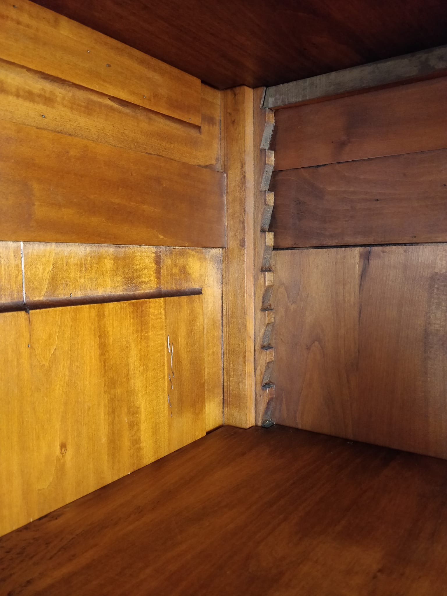 Solid cherry bookcase 3 doors
