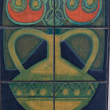 Tile Panel Julia Brändle, 1960s, Swiss