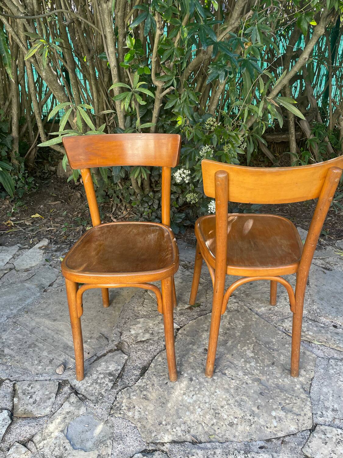 Lot de quatre chaises bistrot