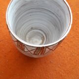 Vallauris ceramic vase signed Jean Rivier