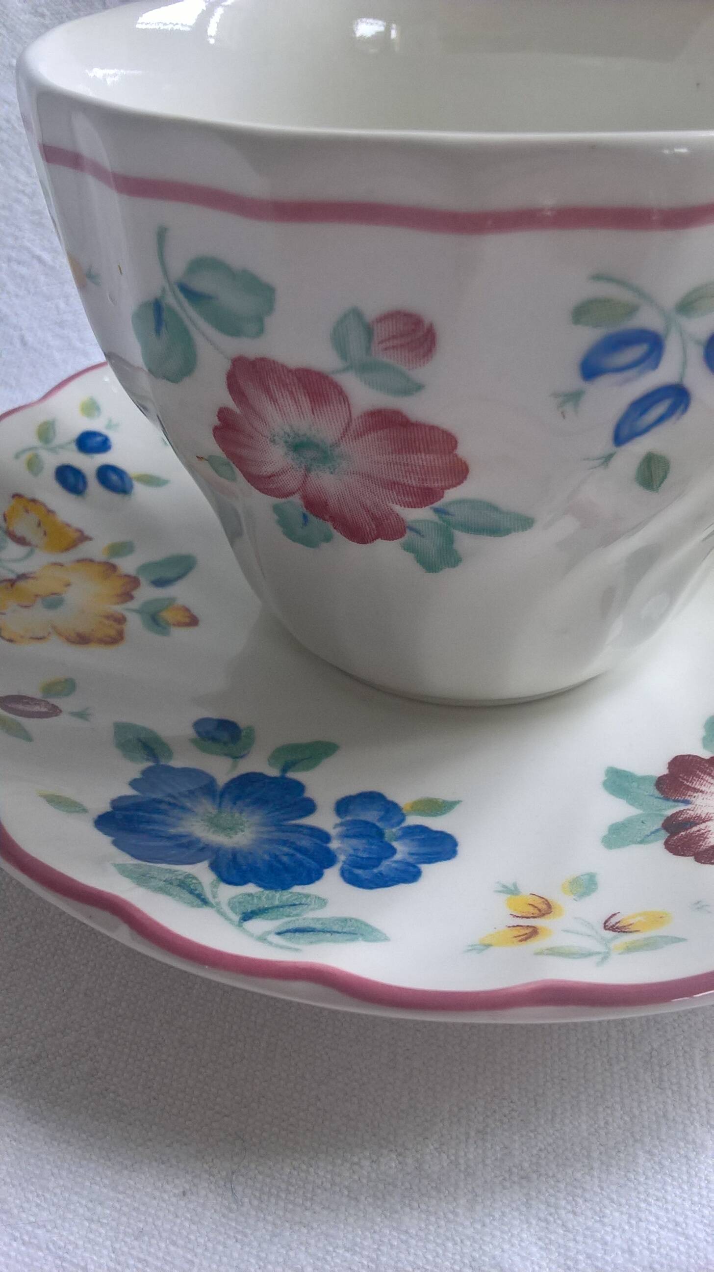 Churchill "Rosetta" English teacup