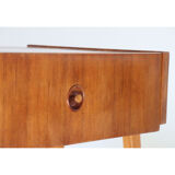 Vintage wooden bedside table 1960