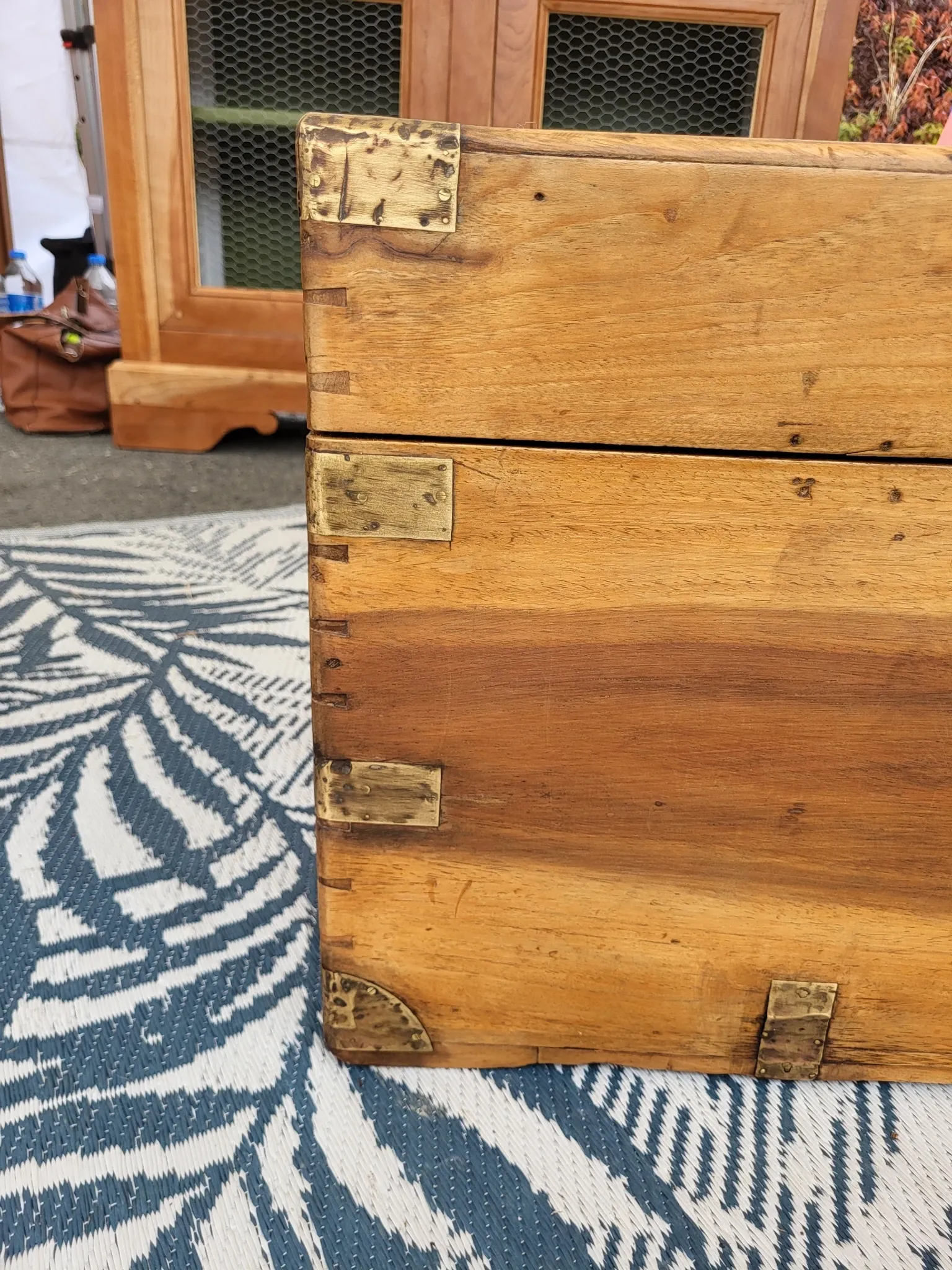 Old camphor wood trunk